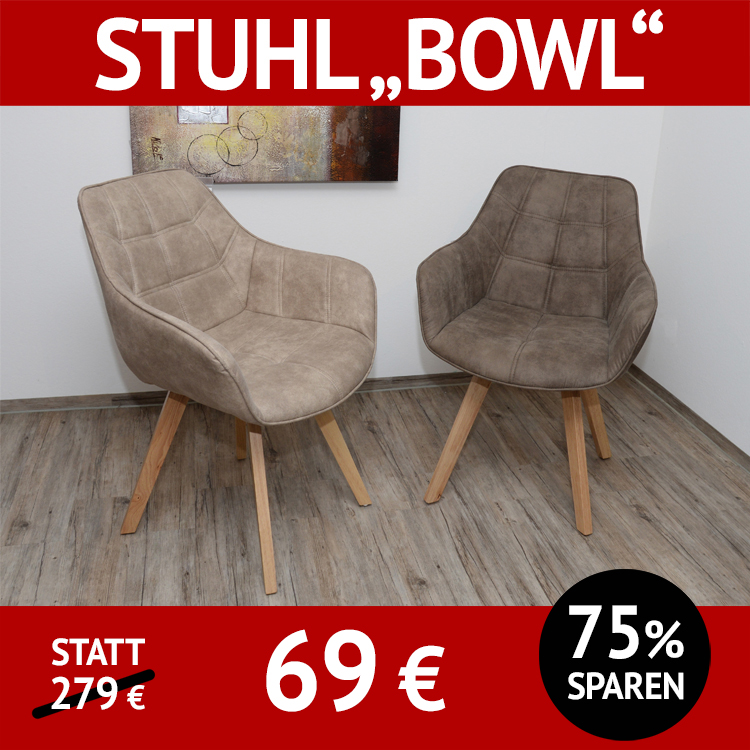 Stuhl mit Armlehnen BOWL