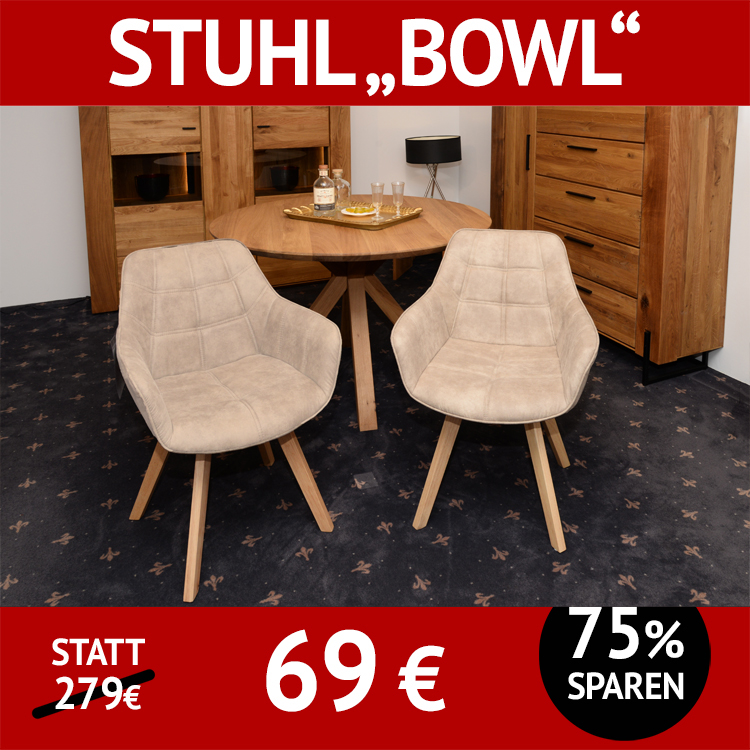 Stuhl mit Armlehnen BOWL