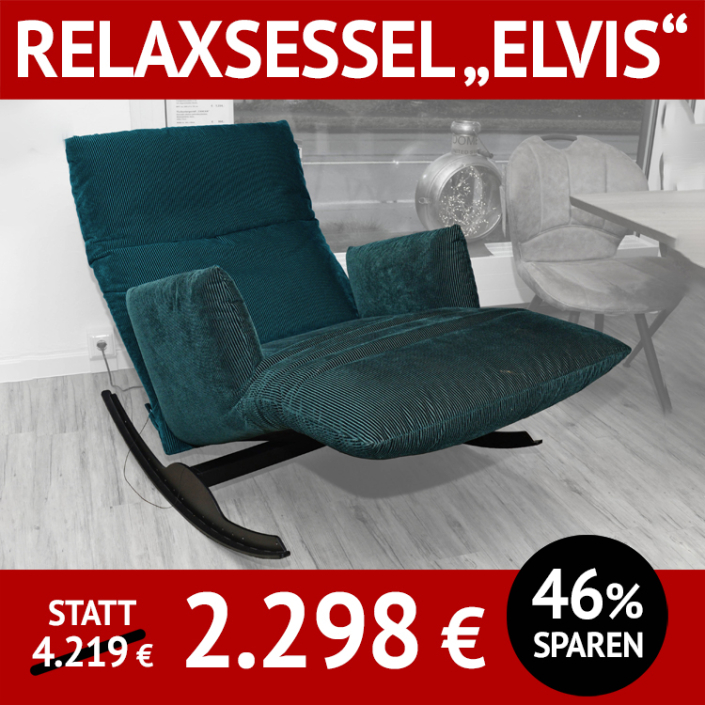 Relaxsessel ELVIS mit Schaukelgestell