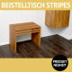 Couchtisch STRIPES klein, Wildeiche, massiv,