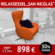 RelaxRelax Sessel modern SAN NICOLAS Sortimentsessel modern SAN NICOLAS Sortiment