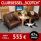 Leder Sessel SCOTCH im Retrolook