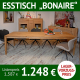 Esstisch Bonaire, Wildeiche, massiv, zum Ausziehen,